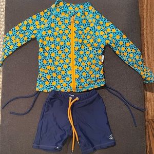 SwimZip 3 piece Rash guard Tankini set UPF50+